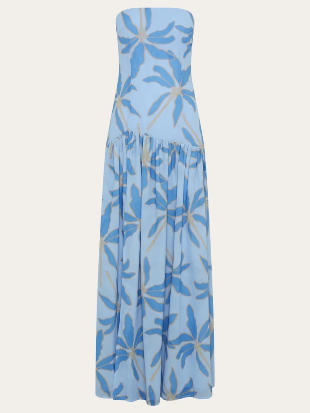 Peppermayo Eden Strapless Maxi Dress - Opulent Blue 🦋🪼🐬 - Picture 3 of 12